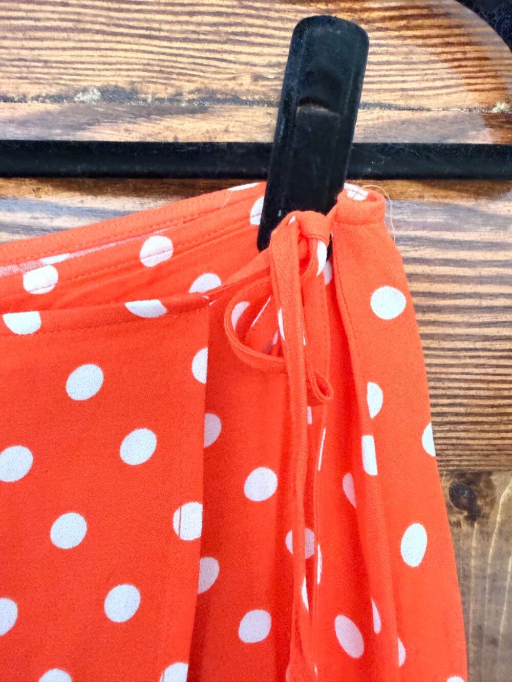 Reformation • Two Piece Set, Orange Polka Dot - Picture 7 of 16
